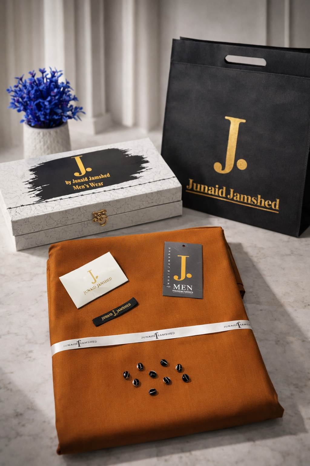 Premium J. Boski Fabric for Men | Luxury Boski with gift box
