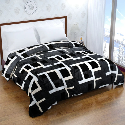 Summer Ac Blanket Luxury Stuff(black White box)